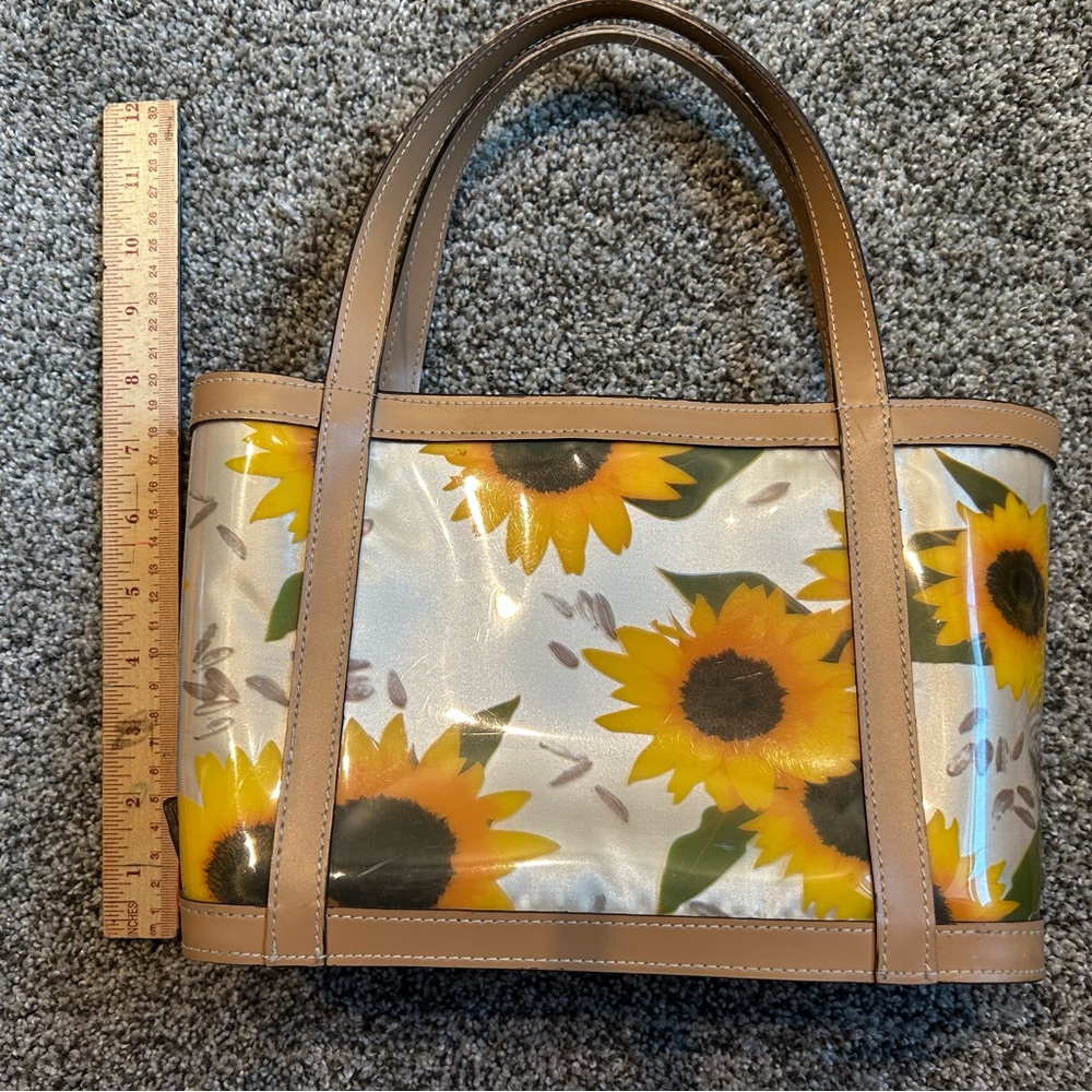 Sunflower PVC Print Bag